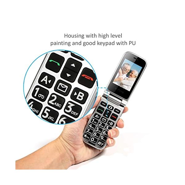 3G-Flip-Big-Button-Mobile-Phoneartfone-Senior-phone-with-charging-cradle-and-24-Large-Screen-for-Elderly-Unlocked-Mobile-Phone 3G Flip Big Button Mobile Phone,artfone Senior phone with charging cradle and 2.4" Large Screen for Elderly, Unlocked Mobile Phone