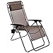 Timber Ridge Zero Gravity Chair Locking Lounge Recliner for Outdoor Beach Patio Camping Support 300lbs, Brown