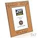 KATE POSH - I'll Love You Forever, I'll Like You for Always, as Long as I'm Living, My Baby You'll be - Engraved Natural Wood Picture Frame, Valentine's Day Gifts, New Baby Gifts (5x7-Vertical)