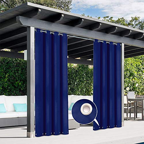 1 Panel 50 Inch By 84 Inch Macochico Velcro Tab Top Waterproof