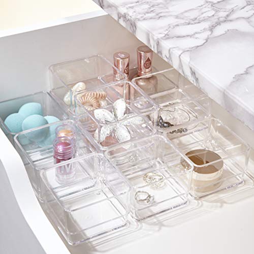 2 STORi+Clear+Plastic+Drawer+Organizers