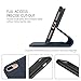 SHIELDON iPhone 8 Plus Case, iPhone 8 Plus Wallet Case, Genuine Leather iPhone 7 Plus Flip Magnetic Cover Card Slots Holder Kickstand Shockproof Case Compatible with iPhone 8 Plus - Navy Blue