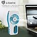 D-FantiX Handheld Fan Battery Operated Portable Water Misting Fan Personal Mist Fan for Travel, Home, and Office Blue