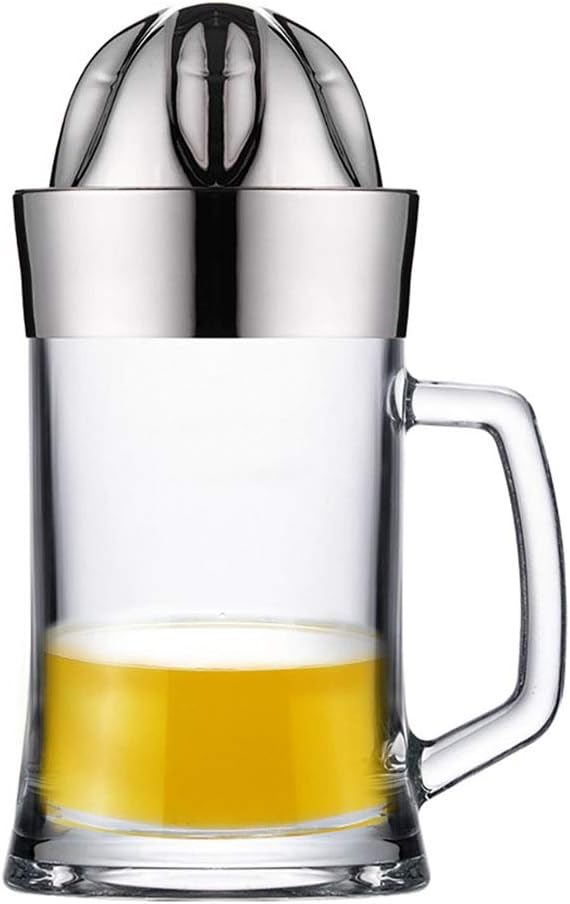 Citrus Juicer, With handle Lemon Manual Hand Squeezer, Stainless steel glass Citrus Press Juicer, Citrus Juicer Machine