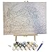 Paint by Numbers for Adults - Framed Canvas and Wooden Easel Stand - DIY Full Set of Assorted Color Oil Painting Kit and Brush Accessories - Soul Dancer 12”x16