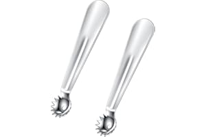 2PCS Tomato Stem Corer & Strawberry Huller - Stainless Steel Fruit & Vegetable Stem Remover Tool, Professional Kitchen Coring