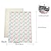David accessories Flower Floral Pattern Printed Faux Leather Sheet Synthetic Leather Fabric 10 Pcs 7.7