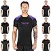 Elite Sports New Item Standard Short Sleeve Compression, Mma, Bjj, No Gi, Cross Training Rash Guard, Small, Purple