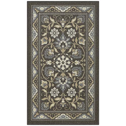 Maples Rugs Florence Kitchen Rugs Non Skid Washable Accent Area Carpet [Made in USA], 1'8 x 2'10, Light BrownOEKO-TEX STANDARD 100