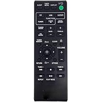 Amazon.com: Replaced Remote Control Compatible for Sony CMT-BT60