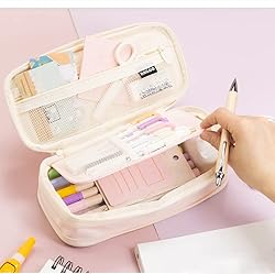 Arnuixty Colorful Large Storage Pencil Case Pen Bag
