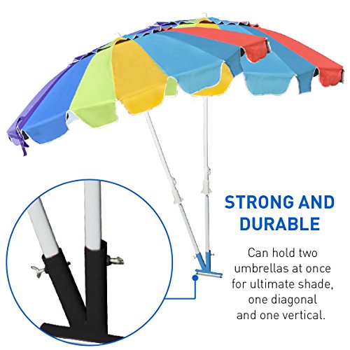 image for EasyGO Products Umbrella Stand Sports Dual Umbrella Holder - Fishing P