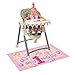 First Birthday Pink Balloons High Chair Kit - (1 Set) | All-Inclusive Decor Bundle with Flag Banner, Floor Mat & Plastic Bib - Ideal for Memorable 1st Birthday Celebration