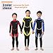 IREENUO Kids Wetsuit for Boys Girls, 2.5mm Neoprene Long Sleeve Child Full Wet Suit for Diving Swimming Surfing Snorkeling Wading