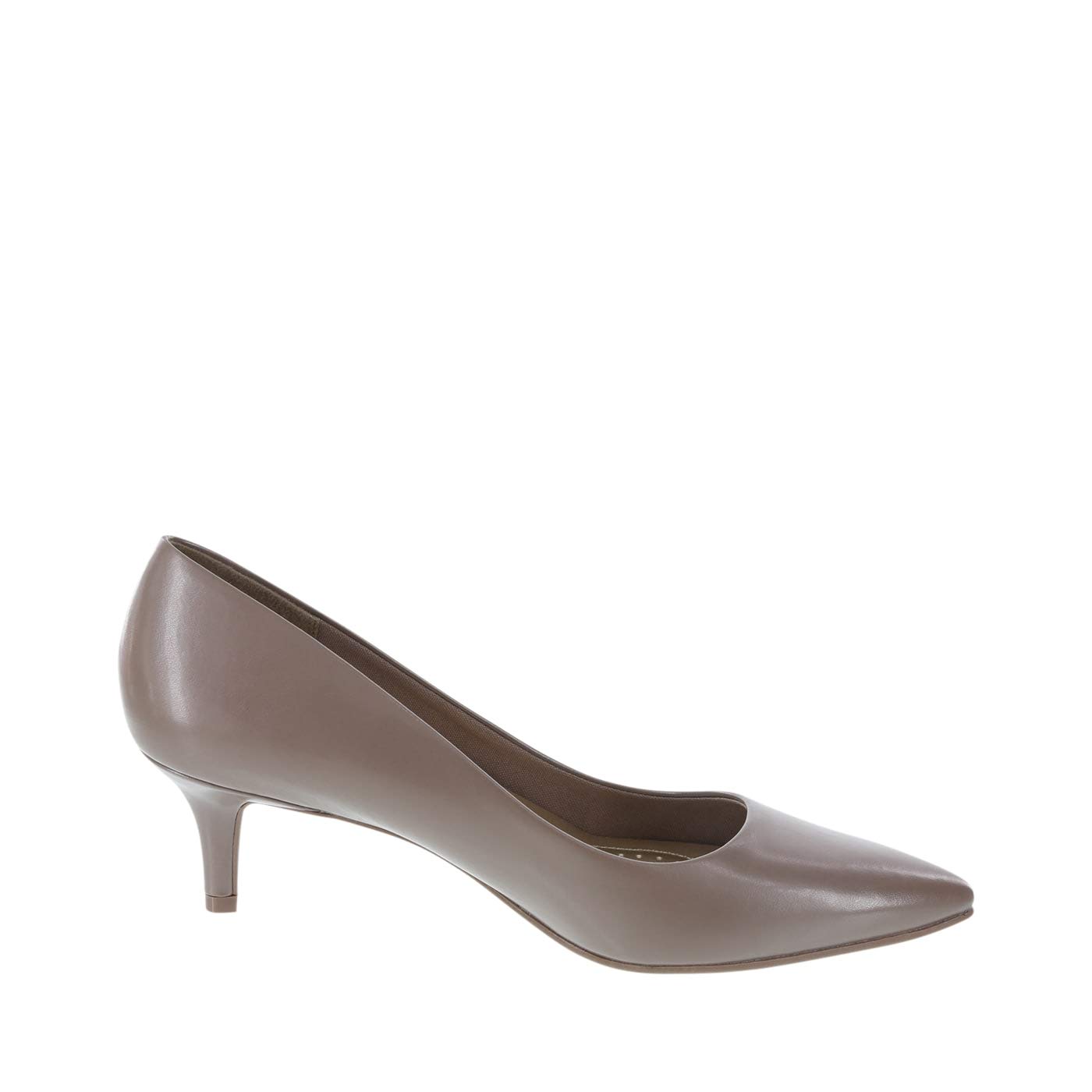 dexflex Comfort Taupe Smooth Women's Jeanne Pointed-Toe Pump 5 Wide - Image 3