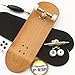 Peoples Republic Cherry Complete Wooden Fingerboard w Nuts Trucks - Basic Bearing Wheels