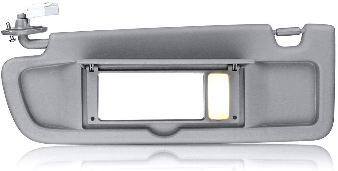 Viviance Car Front Interior Driver/Passenger Side Sun Visor Mirror for Hon-da Civic 2006-2008 - Left