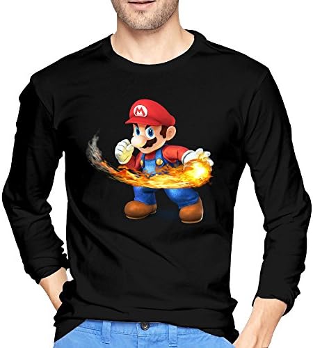 Guy Video Game Popular Super Mario Long Sleeve Funny Shirts