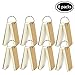 Faxco 8 Sets 50 Pieces White Blank Kraft Paper Binder Ring Easy Flip Flash Card Study Cards, Memo Scratch Pads Bookmark DIY Greeting Cards(Total 400 Pieces)
