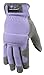 Women's Synthetic Leather Palm Gardening Work Gloves (Wells Lamont 7707M)