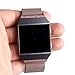 For Fitbit Ionic Bands, hooroor Magnetic Closure Clasp Mesh Loop Milanese Stainless Steel Metal Sport Band Accessories for Fitbit Ionic Smartwatch (Rose Pink Band with Pink Diamond, Small)
