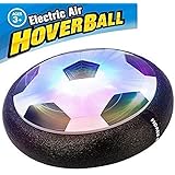 Glide Ball Indoor Floats On Air Powered Hoverboard Soccer Ball Excellent for Indoor and Outdoor Soccer Ball Night or Day LED Light Super Technology Soft Bumper Use on Carpet Floors