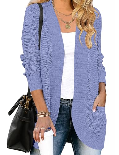 MEROKEETY Womens Open Front Cardigan Sweater