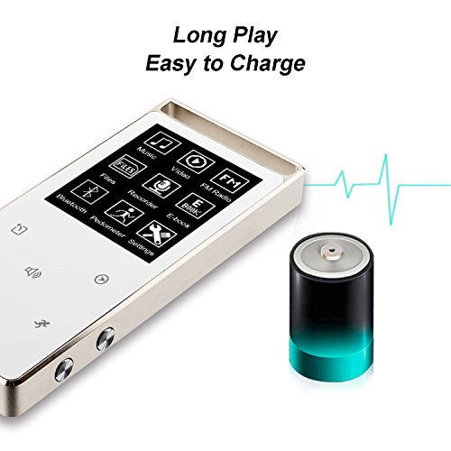 image for TIME4DEALS 8GB 1.8-Inch Touch Screen HIFI MP3 Lossless Music Video Pla