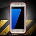 Galaxy S7 Case, ToughBox®  [Armor Series] [Shock Proof] [Red | White] for Samsung Galaxy S7 Case [Built in Screen Protector] [With Holster & Belt Clip] [Fits OtterBox Defender Series Belt Clip]