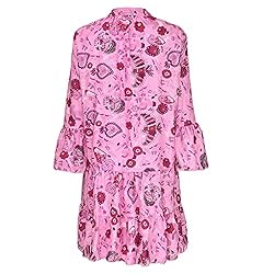 YongANs Tunic Tops Dress for Women 3/4 Sleeve Plus