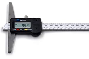 Oudtinx Digital Depth Caliper Electronic Depth Gauge Caliper Depth Rule (200mm(Normal))