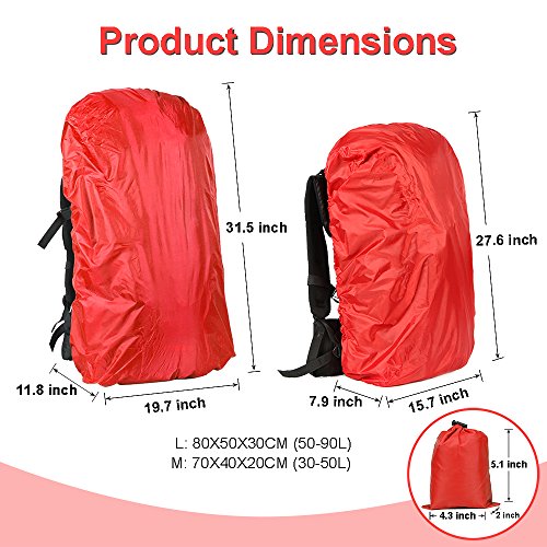 image for ONE UltraLight backpack Rain Cover Waterproof Case for 30-90L with Chr