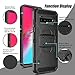 Venoro Galaxy S10 5G Case, Shockproof Protection Case Cover with Belt Swivel Clip and Kickstand Compatible with Samsung Galaxy S10 5G 6.7 inch (Black)