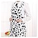 Cute Women Girls Cooking Kitchen Apron with Pockets Black White Cow print Bib Apron Gift, White