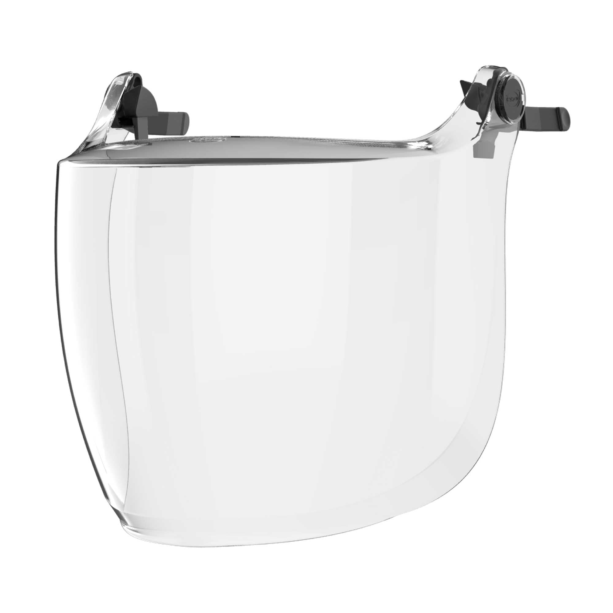 JSP EVOGUARD C2 Industrial Visor - Clear - Eye & Face Protection - Anti-Scratch & Anti-Mist Face Shield - Compatible with JSP Safety Helmets, Half-Masks & Ear Defenders - EN 166 & EN 170