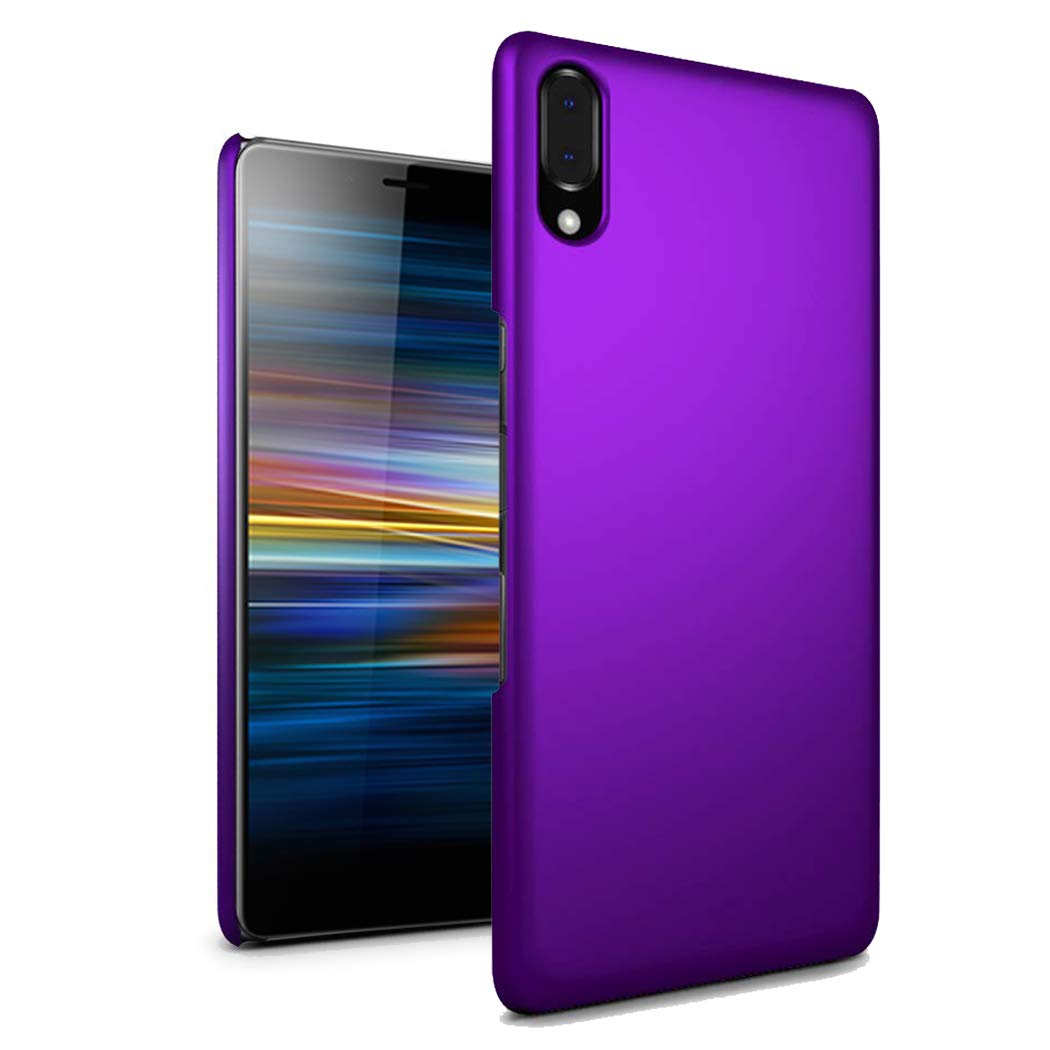 GAPlus Sony Xperia L3 5.7" Case - Ultra Slim Thin Armour Hard Case - Matte Rubberized Cover For Sony Xperia L3 (Purple)