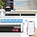 Soundbar, TOPVISION Detachable Stereo Sound Bar (60Watt and 39-inch) Subwoofer insaide, Strong Bass Wired and Wireless Bluetooth 5.0 Audio Speakers for TV (2019 Updated Version)thumb 2