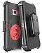 Galaxy S8 Plus Case, Samsung Galaxy S8 Plus Case, BENTOBEN Shockproof Heavy Duty Kickstand Belt Clip Hybrid Full Body Rugged Holster Protective Case for Samsung Galaxy S8 Plus (6.2 inch), Black/Red