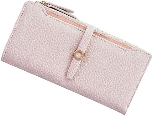 Fashion99 Woman Wallet Pumping Belt Buckles Long Style Purse Zip Pocket Card Bag