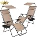 PayLessHere Zero Gravity Chairs 2 Set Lounge Patio Chairs with canopy Cup Holder primary