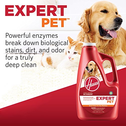 HOOVER Expert Pet Carpet Cleaner Solution Formula, 128 oz, AH15075