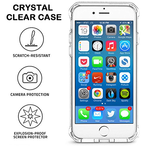 iPhone SE - iPhone 5s - iPhone 5 - Super Flexible Clear TPU Case - Slim Crystal Rubber Cover Silicon Gel Phone Case