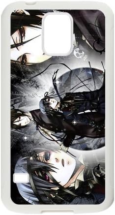Anime Black Butler Sebastian and Ciel Custom Design Samsung Galaxy S5 Hard Case Cover phone Cases Covers Laser Technology