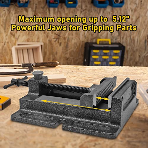 Drill Press Vise, Quick Release Bench Vise 5", Industrial Vise Clamp