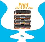 InkJello 4-Pack Toner Cartridge for HP Colour LaserJet Pro 207A M255dw M283fdw view 3