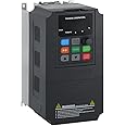 ATO 3hp Single to Three Phase VFD, Single Phase 220V 230V Input to 3 Phase Output VFD 2.2kW Variable Frequency Drive for 3-Phase Motor Speed Control