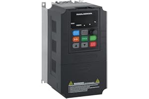 ATO.COM ATO 3hp Single to Three Phase VFD, Single Phase 220V 230V Input to 3 Phase Output VFD 2.2kW Variable Frequency Drive for 3-Phase Motor Speed Control