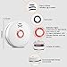 Smoke Alarm Fire Alarm Smoke Detector with Test Button 9 Volt Battery-Operated Photoelectric Smoke Alarms for Bedroom,Kitchen,Corridor,Bathroom and Hotel,10 Years 2 Pack Smoke Alarm with UL Listed