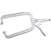 Irwin Tools 22 Original Vise Grip Locking C-Clamp with Swivel Pad Tip, 18"