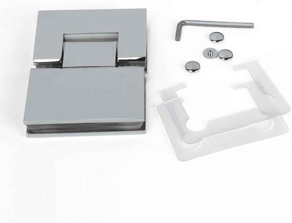 SUNNY SHOWER Pivot Shower Door Hinge 180 Degree Replacement Parts, Solid Stainless Steel, Square SUNNY SHOWER Pivot Shower Door Hinge 180 Degree Replacement Parts, Solid Stainless Steel, Square